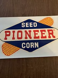 Vintage Pioneer Samen Mais Aufkleber Transfer Made in USA - Bild 1 von 3