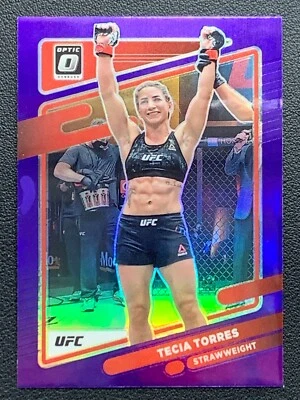 Tecia Torres 73 Purple Prizm Donruss Optic UFC Panini 2022 - Image 1 of 4