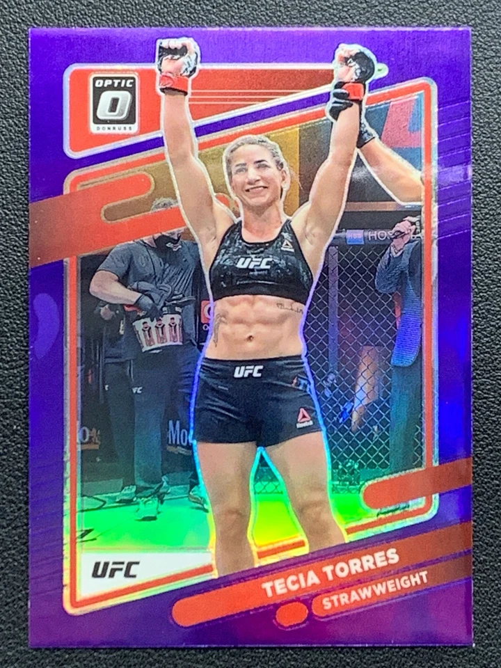 Tecia Torres 73 Purple Prizm Donruss Optic UFC Panini 2022 - Image 1 of 4