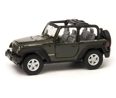 2007 Jeep Wrangler Rubicon American Car Model Diecast 1:34-1:39 Scale Welly - Image 1 of 4
