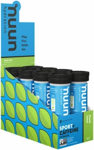 Nuun Electrolyte Sport + Caffeine Energy Drink Tabs Fresh Lime - Box of 8 - Picture 1 of 1