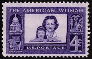 US Stamp Scott # 1152 Mint NH - 4 Cents Deep Violet the American Woman Issue - Picture 1 of 1