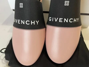 Givenchy Bedford 4G Flat Leather Mules Black Eur 41.5/US 11.5 - Picture 1 of 9
