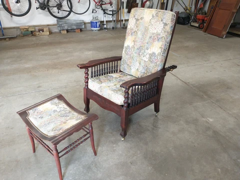 Morris-Style Chair Recliner Cover
