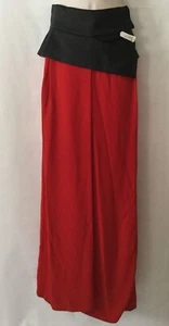NEW Antonio Berardi Split Zip Front Red/Black Glitz Skirt (Size 40/6)-MSRP $1350 - Picture 1 of 12