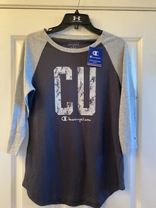 ***Camicia donna marca CHAMPION Colorado University Med 3/4 LS nuova con etichetta - Foto 1 di 1