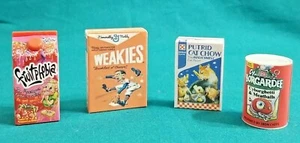 WACKY PACKAGES Minis Series 1 Lot of 4 Putrid, Borgardee, Weakies, Fruitphobia  - Picture 1 of 6