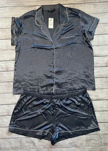 International Concepts Intimates Women’s Pj Set Blue Silky XXL B3 - Picture 1 of 12