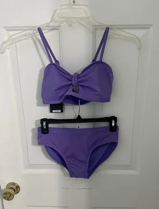 Art Class Girls XL 2 Piece Bathing Suit Purple NWT - Picture 1 of 7