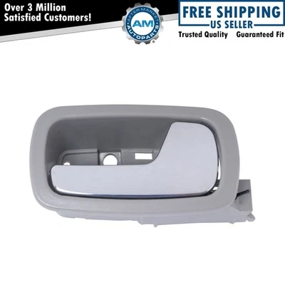 Manija de puerta interior delantera gris y cromada lado del pasajero derecha derecha derecha para cobalto Foto 1 de 3