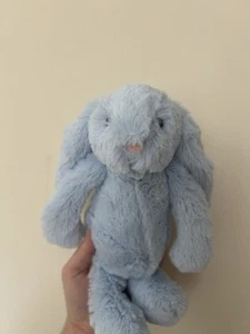 Jellycat Medium Bashful Blue Bunny Fast UK shipping - Picture 1 of 6
