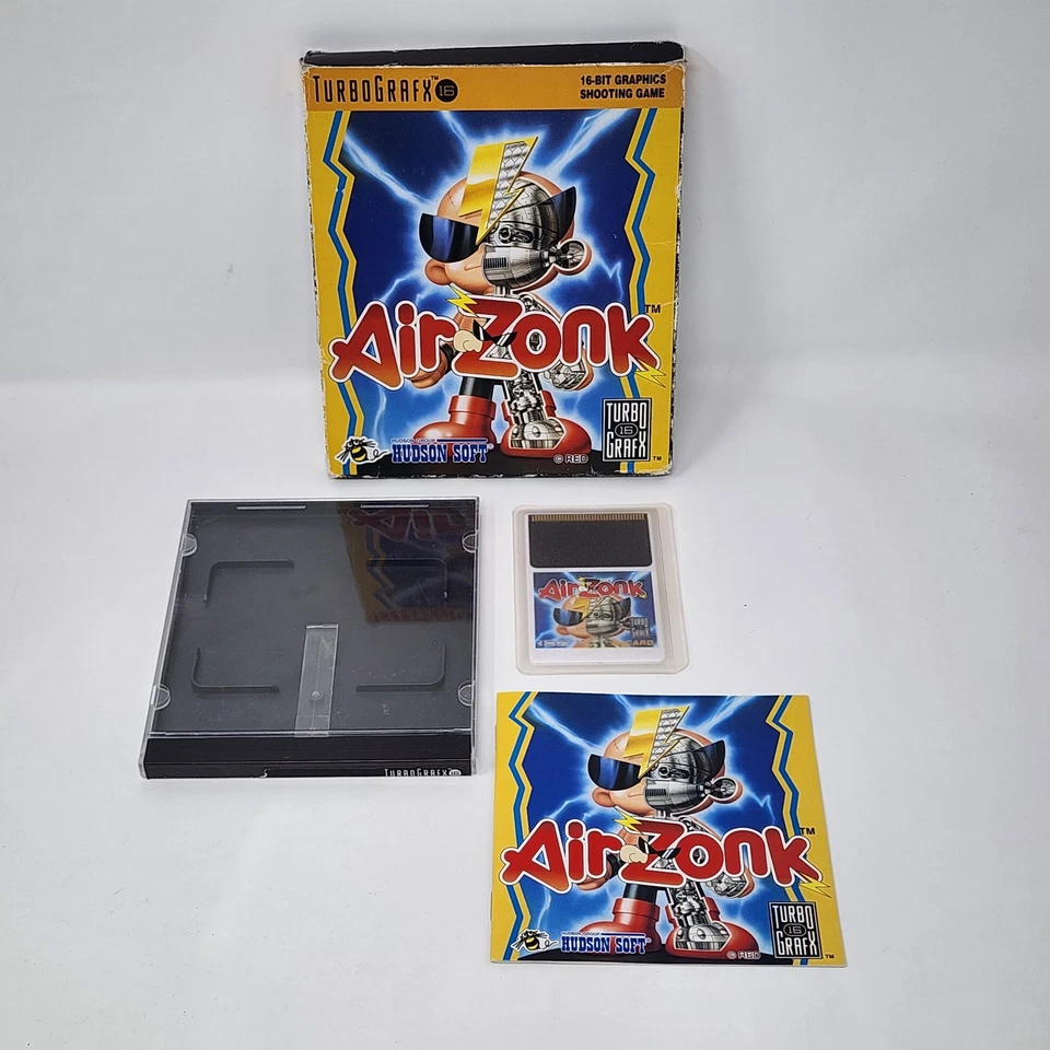 Air Zonk (TurboGrafx-16) CIB Complete & Tested - RARE - Image 1 of 4