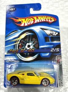 2006 HOT WHEELS RED LINE FORD GT-40 YELLOW #097 - Picture 1 of 6