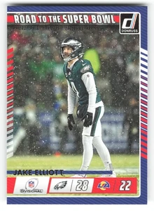2025 Panini Donruss Football Jake Elliot Philadelphia Eagles #3 - Picture 1 of 2