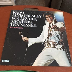 ELVIS PRESLEY - FROM ELVIS PRESLEY BOULEVARD, MEMPHIS, TENNESSEE LP 1977 STEREO - Picture 1 of 7