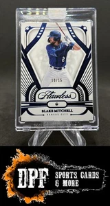 2024 Panini Flawless Blake Mitchell #/15 Gem Sapphire Kansas City Royals - Picture 1 of 2