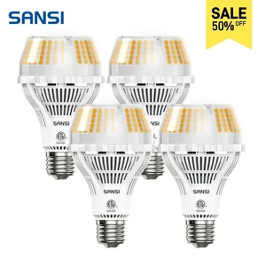 SANSI 250W Equiv. LED Light Bulb Dimmable 4000LM 3000K Warm White Energy-saving - Picture 1 of 18