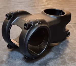Alloy Handlebar Stem -35mm Bar Clamp, 50mm Length, 0 Degree Rise - Black - Picture 1 of 5