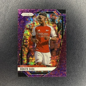 Bukayo Saka Purple Breakaway /25 Panini Prizm Premier League 2024-25 Arsenal - Picture 1 of 2