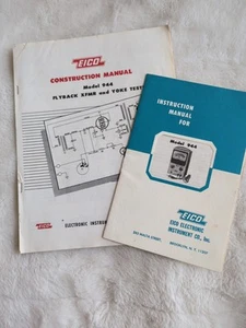 EICO Model 944 Construction And Instruction Manual Flyback XFMR And Yoke Tester - Picture 1 of 3
