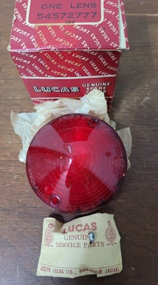 AUSTIN HEALEY  BJ8 3000 MORGAN LOTUS Lucas Tail Lens NOS - Image 1 of 4