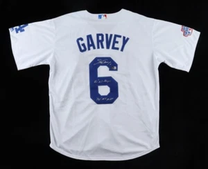 Steve Garvey Signed Los Angeles Dodgers Mitchell & Ness Jersey /Beckett/1st Base - Picture 1 of 8