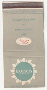 FUNDA MATCHBOOK - ILOTICINA - MEDICINA LILLY - ERTROMICINA - Imagen 1 de 3