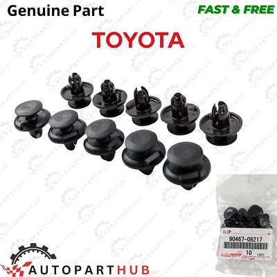 Juego de 10 clips de cubierta de radiador originales Toyota Lexus FJ Cruiser GX470 90467-08217 Foto 1 de 4