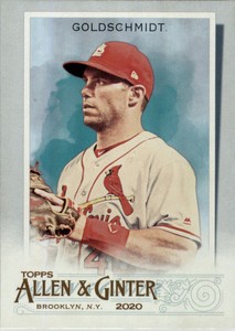 2020 Topps Allen and Ginter Silver #3 Paul Goldschmidt