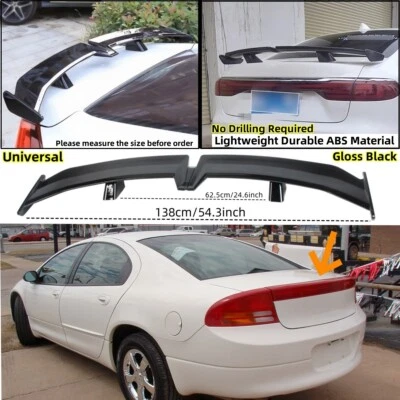 Fits 1999-2004 Dodge Intrepid "PRO Style" Rear Trunk Lid Spoiler Wing Universal Foto 1 de 4