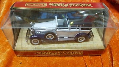 MM - Matchbox Models of Yesteryear Y-34B Cadillac 452 V16 (1933) weiss OVP - Bild 1 von 3