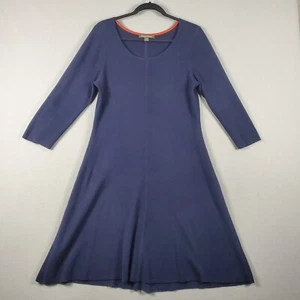 Tommy Bahama Women’s 3/4-Sleeve A-Line Dress TW614396 Blue Sz Large - Picture 1 of 9