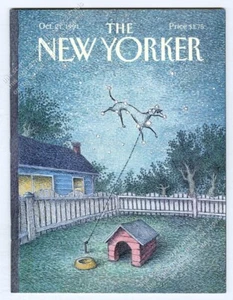 New Yorker magazine October 21 1991 dog night sky Alice Munro Carried Away 1st - Picture 1 of 4