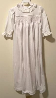 Nuevo con etiquetas Vestido de bautizo bautizo ajustado plisados y puntadas para niña talla 12 meses Foto 1 de 2