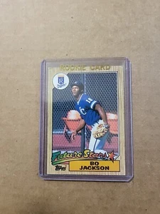 Bo Jackson 1987 Topps Baseball KC Royals - Picture 1 of 10