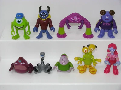 9 迪士尼/皮克斯怪物大学动作玩偶 inc 蛋糕馅 — 第 1/4 张图片