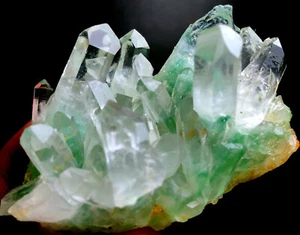 69g Himalayan Phantom 'Green Ghost' Lemuria QUARTZ Crystal Point&Pyramid X620 - Picture 1 of 8