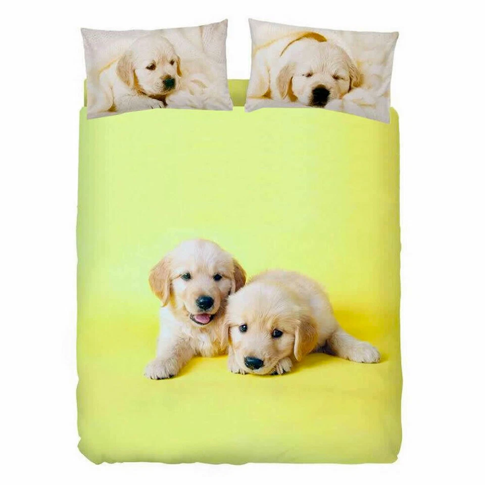 Completo copripiumino copripiumone BFF cane verde fluo Bassetti Imagine - Immagine 1 di 1