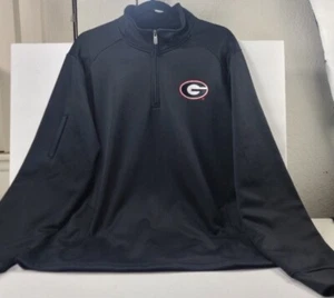 Adidas University of Georgia 1/4 zip Sweater NWT - Picture 1 of 10