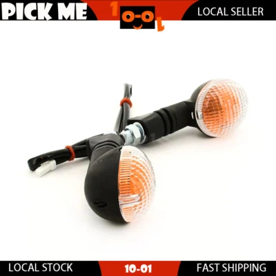 Par de lentes transparentes indicadoras frontais ou traseiras para Husqvarna FE 250 2013-2022 2023 2024 - Imagem 1 de 4