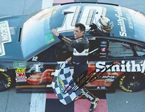 AUTOGRAPHED 2018 Aric Almirola #10 Smithfield Bacon for Life TALLADEGA RACE WIN - Picture 1 of 1