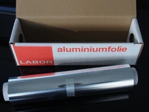 Aluminiumfolie B 30 cm S=30 my Alufolie Folie Grillfolie Abschneidmesser 1 Ro. - Bild 1 von 5