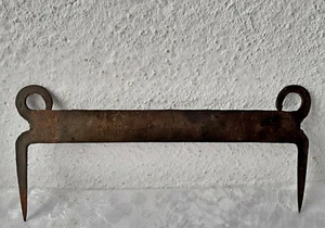 Antique hand forged boot shoe scraper, Wrought Iron, country farm item  ...  /2/ - Foto 1 di 7