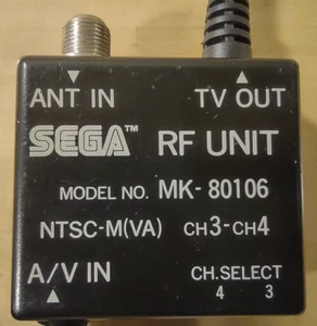 Official SEGA RF UNIT adapter for SEGA Saturn System model MK-80106 | A4 - Picture 1 of 4
