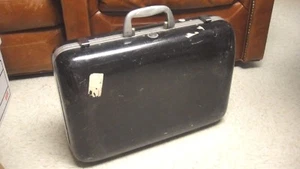 KOCH OF CALIFORNIA BLACK FIBERGLASS SUITCASE/CREW KIT-1964 TRANS WORLD AIRLINES  - Picture 1 of 6