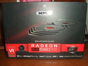 XFX 8GB 580 Radeon Card Graphics AMD Edition Black GTS RX580 - Picture 1 of 8