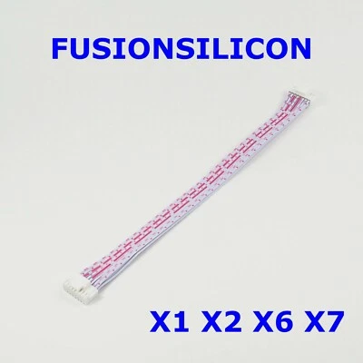 Placa de cable de cinta de datos de señal FusionSilicon 16 pines 2X8 de 8 pulgadas X1 X2 X6 X7 Foto 1 de 3