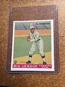 1977 Dover Publications Goudey Big League Gum Reprint # 35 Al Simmons - Picture 1 of 8