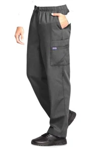 ๐๐ Cherokee Pants Workwear Scrubs Men Drawstring Cargo Poplin 5XL - Picture 1 of 11