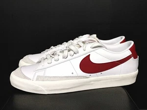 Nike Blazer Low '77 VNTG Shoes White Team Red Sail DA6364-102 Men's Size 13 - Picture 1 of 8